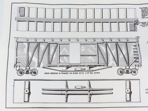 HO Main Line Models Kit BC-12 M&STL Minneapolis & St Louis 40' Box Car #4165