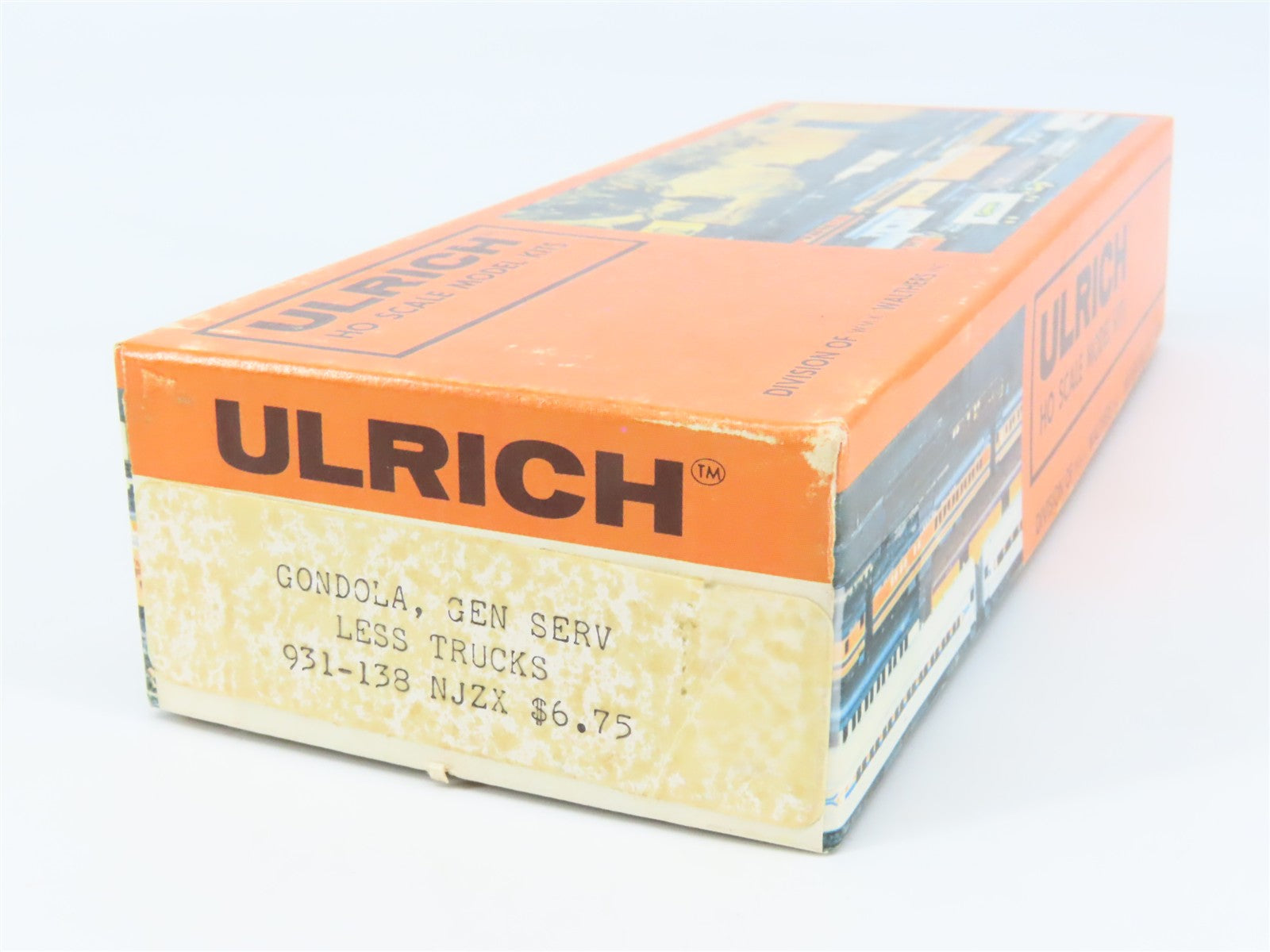 HO Scale Ulrich Kit 931-138 NJZX New Jersey Zinc Gondola #259