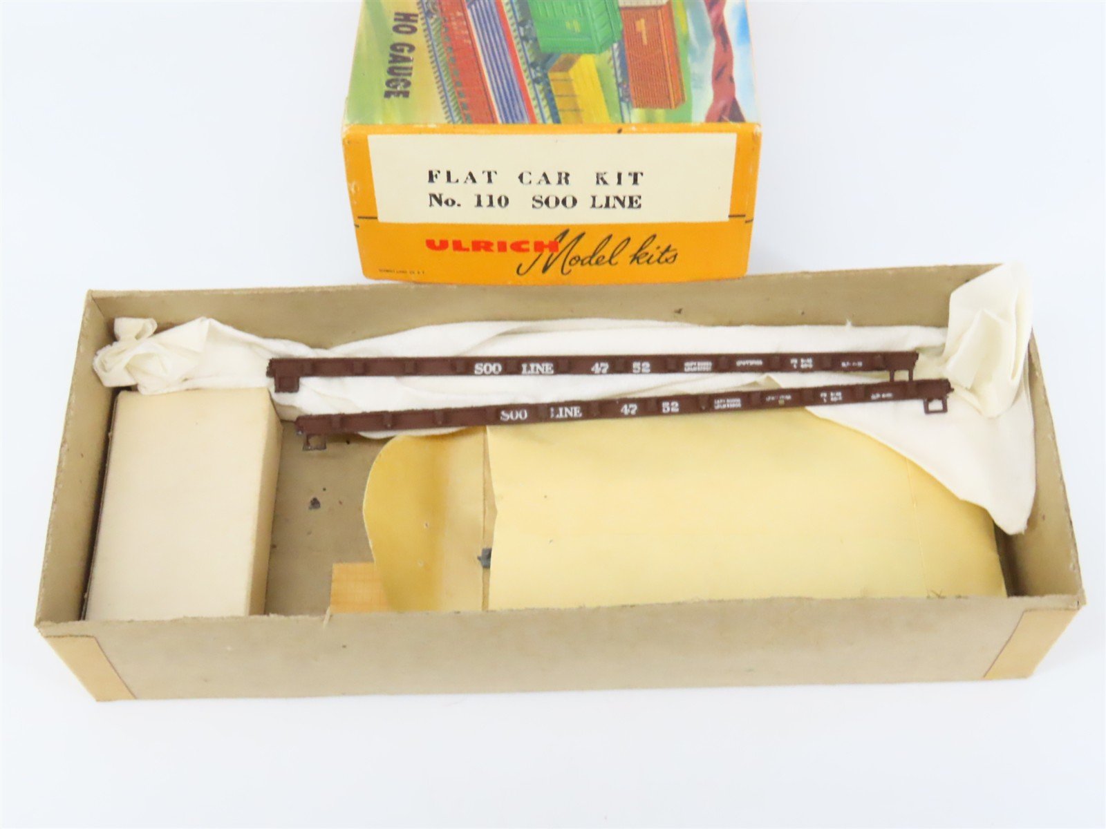 HO Scale Ulrich Kit No. 110 SOO Line Flat Car #4752