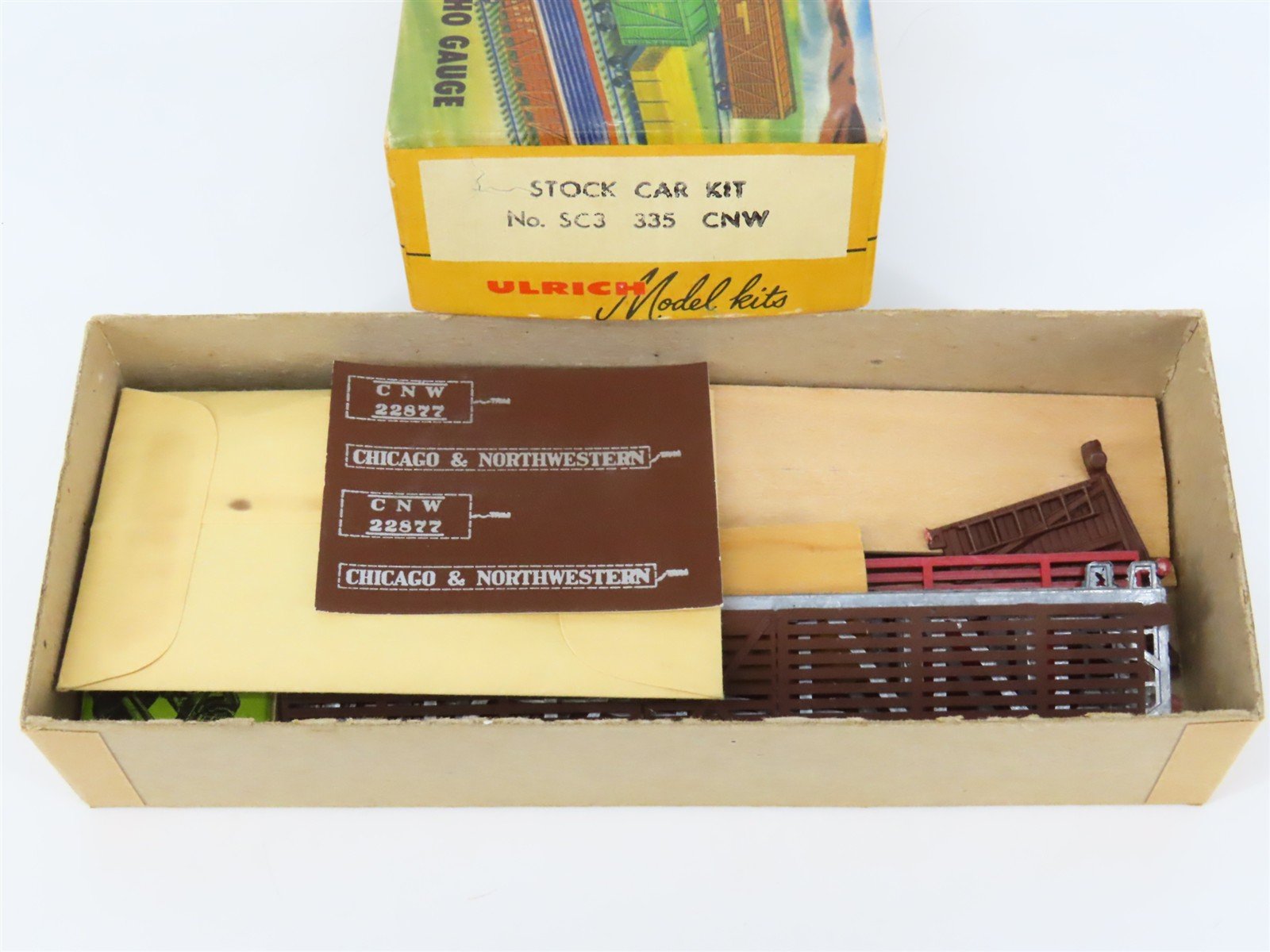 HO Scale Ulrich Kit No SC3 335 CNW Chicago North Western Stock Car #22877