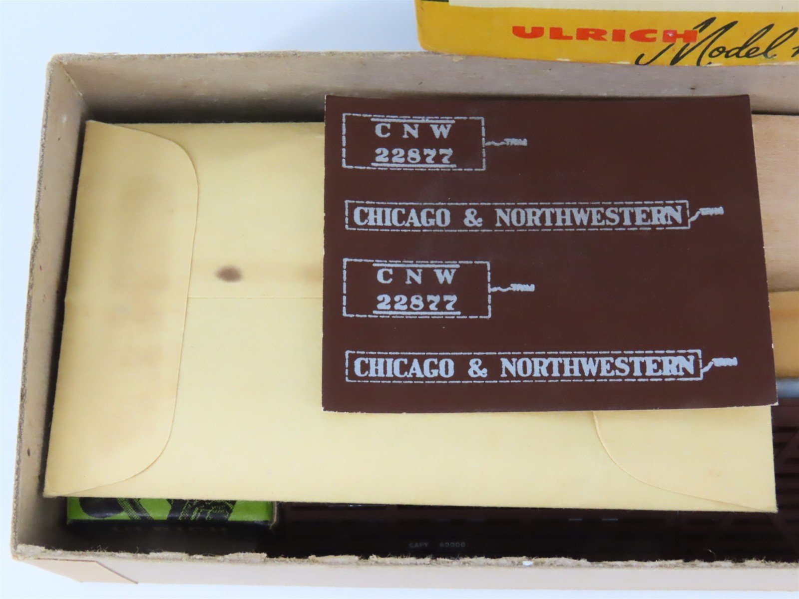HO Scale Ulrich Kit No SC3 335 CNW Chicago North Western Stock Car #22877