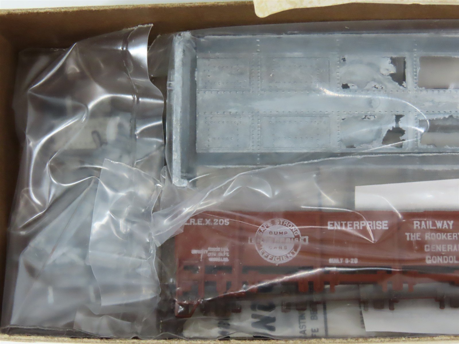 HO Scale Ulrich Kit 931-3 EREX Enterprise Railway Equipment Gondola #205