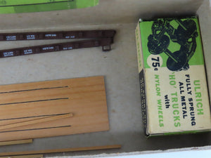HO Scale Ulrich Kit No 110 SP Southern Pacific Railroad Flat Car #43015