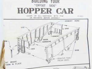 HO Scale Ulrich Kit 931-1203 MON Monon Railroad 2-Bay Open Hopper #41651