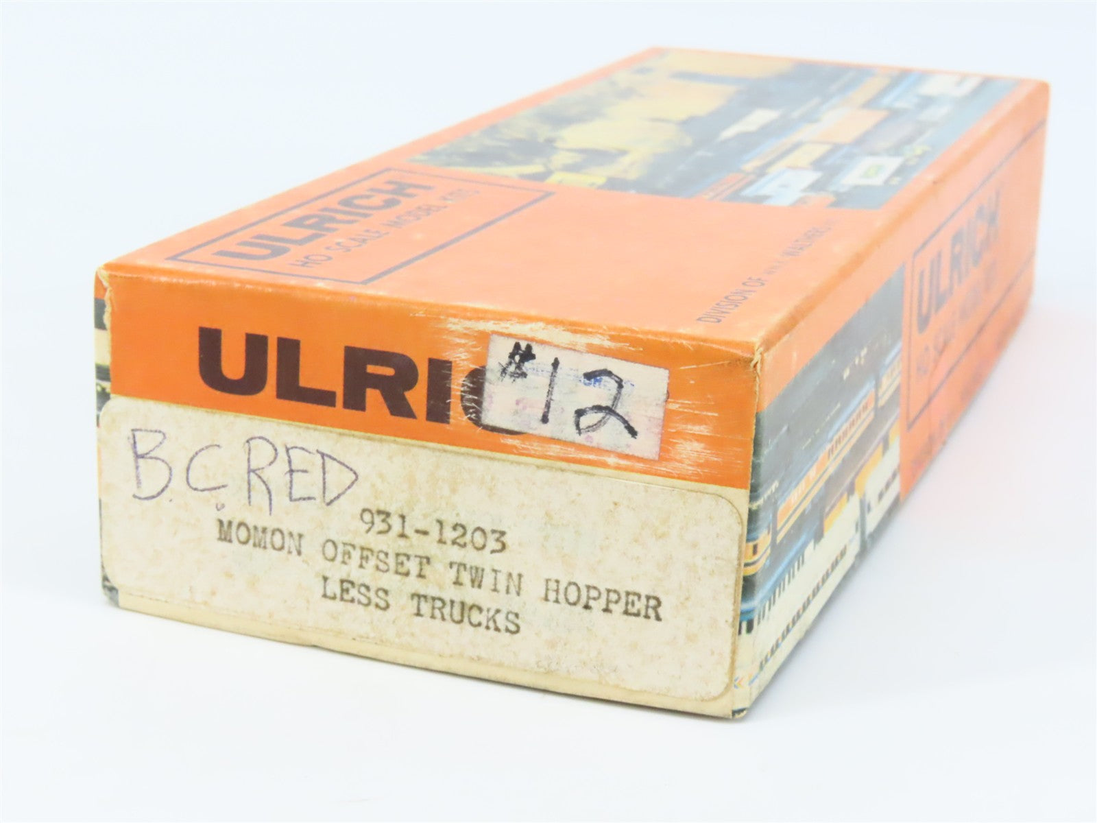 HO Scale Ulrich Kit 931-1203 MON Monon Railroad 2-Bay Open Hopper #41651