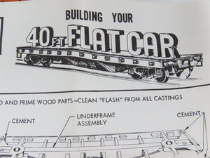 HO Scale Ulrich Kit 931-156 NP Northern Pacific Railroad Flat Car #67949
