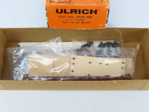 HO Scale Ulrich Kit 931-160 SP Southern Pacific Truss Rod Flat Car #43015