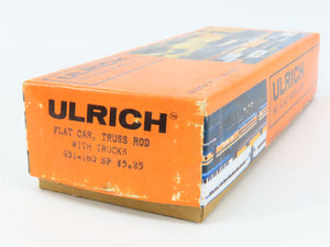 HO Scale Ulrich Kit 931-160 SP Southern Pacific Truss Rod Flat Car #43015