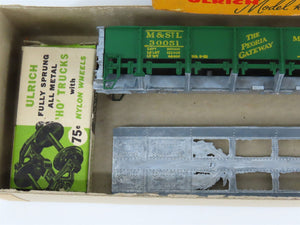 HO Scale Ulrich Kit No. GS3 290 M&STL Gondola #30051 - Partially Assembled