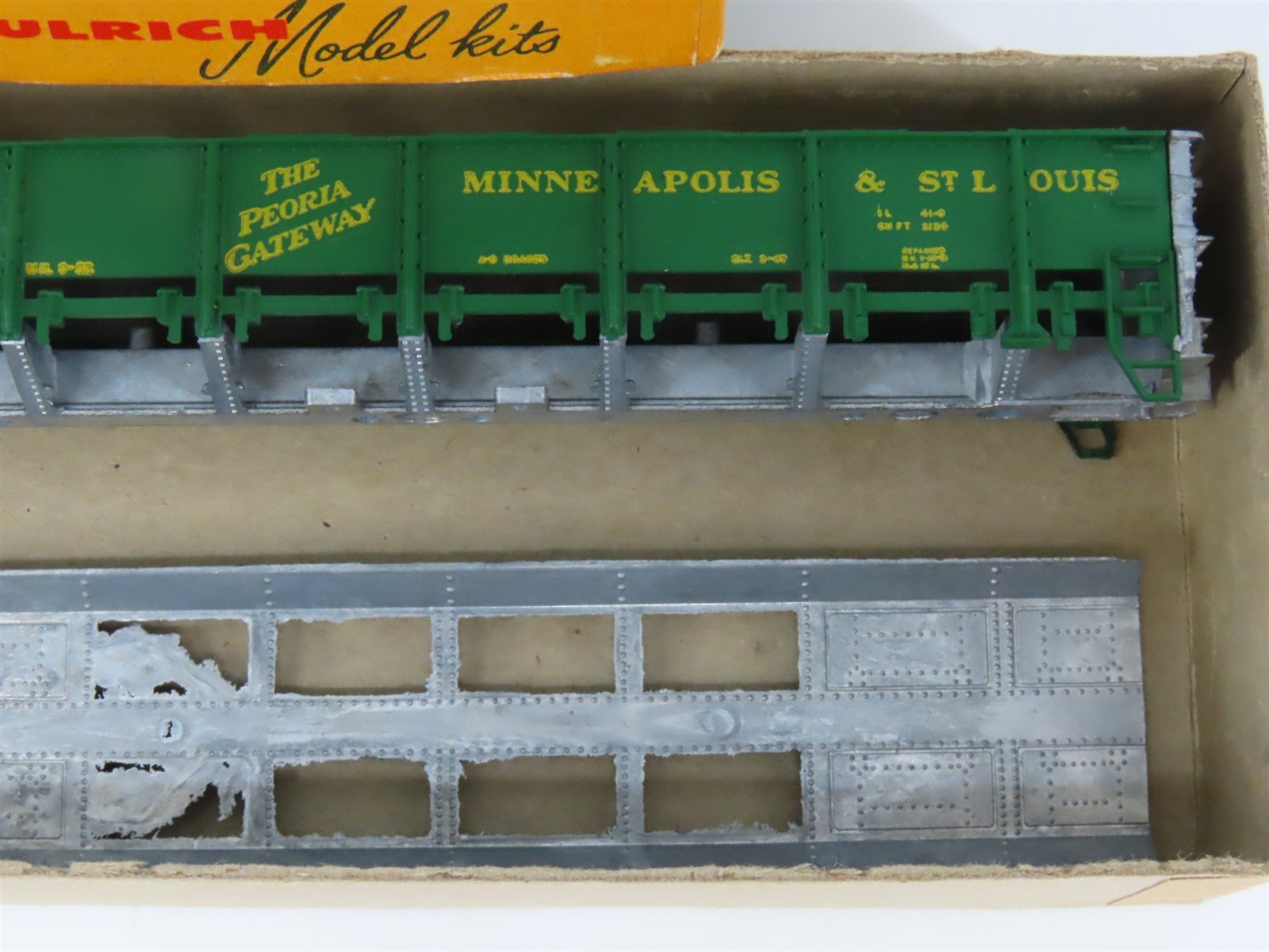 HO Scale Ulrich Kit No. GS3 290 M&STL Gondola #30051 - Partially Assembled