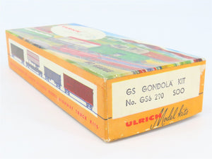 HO Scale Ulrich Kit No. GS6 290 SOO Line Gondola #8205 - Partially Assembled