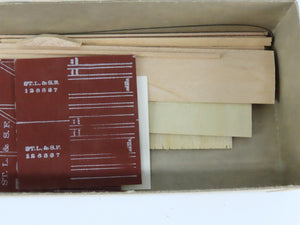 HO Scale Ulrich Kit No. 2 STL&SF Frisco Railroad Single Door Box Car #126887