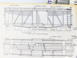 HO Scale Ulrich Kit No. 2 STL&SF Frisco Railroad Single Door Box Car #126887