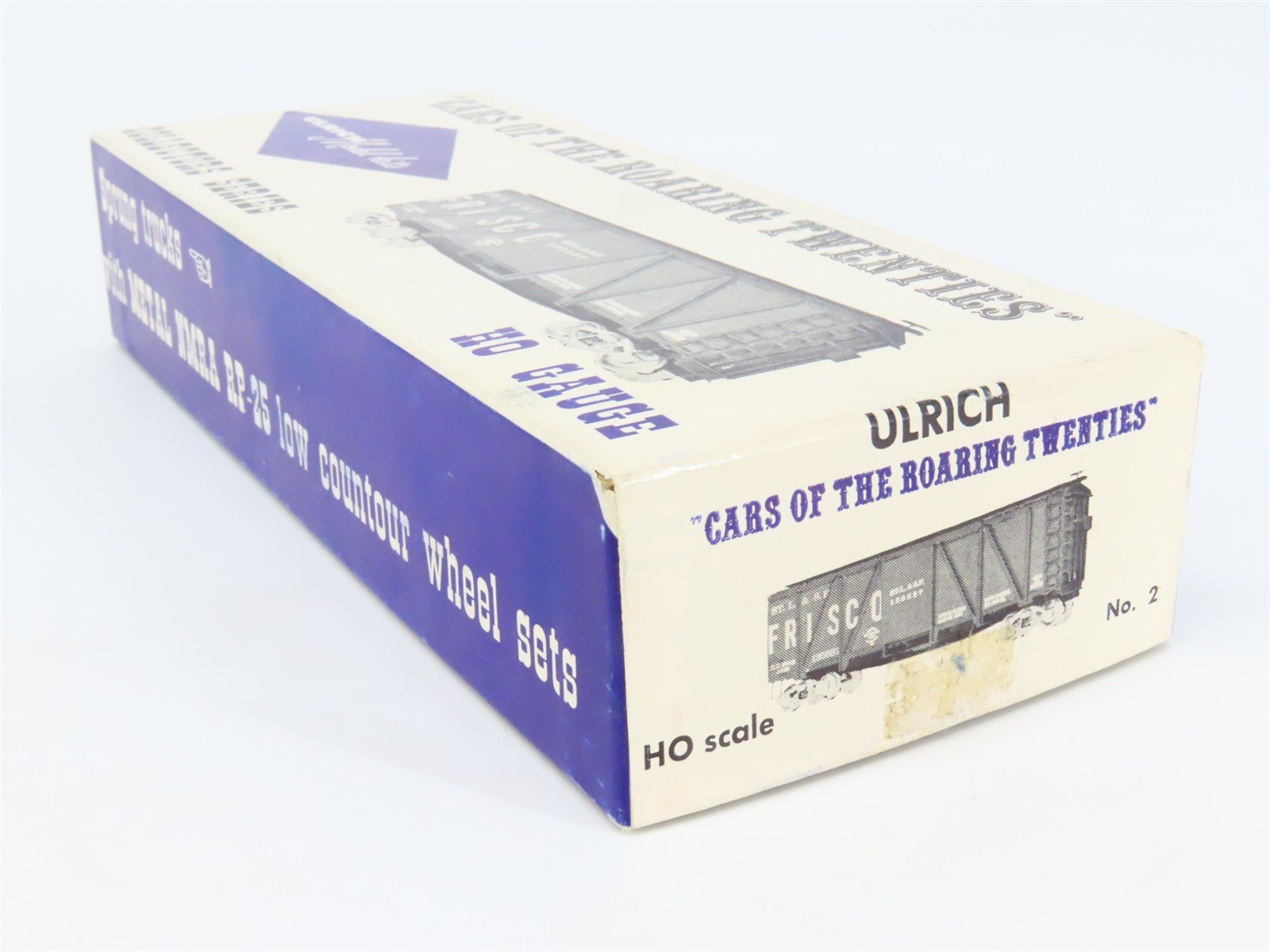HO Scale Ulrich Kit No. 2 STL&SF Frisco Railroad Single Door Box Car #126887