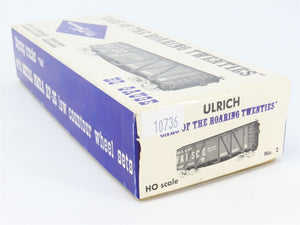HO Scale Ulrich Kit No. 2 STL&SF Frisco Railroad Single Door Box Car #126887