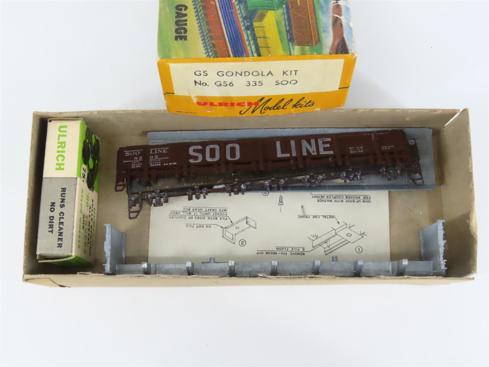 HO Scale Ulrich Kit No. GS6 335 SOO Line Gondola #8205