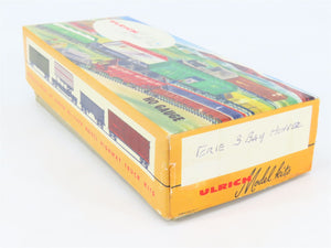 HO Scale Ulrich Kit ERIE Railroad 3-Bay Open Hopper #38756