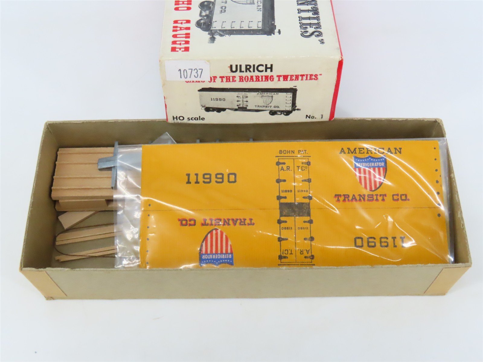 HO Scale Ulrich Kit No. 1 ARTCo American Transit Co Reefer #11990
