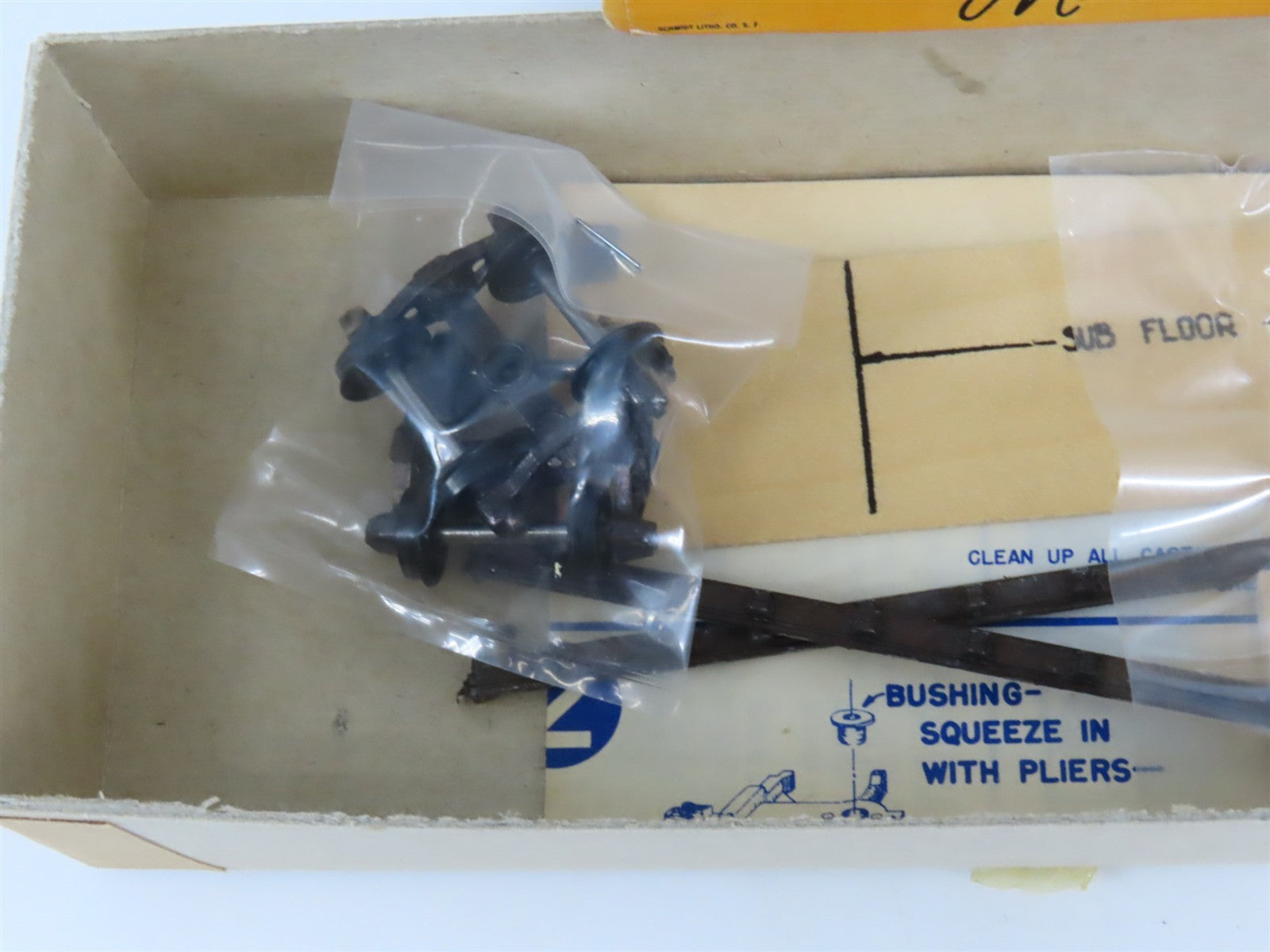 HO Scale Ulrich Kit Y198UNDEC. Undecorated Truss Rod Flat Car