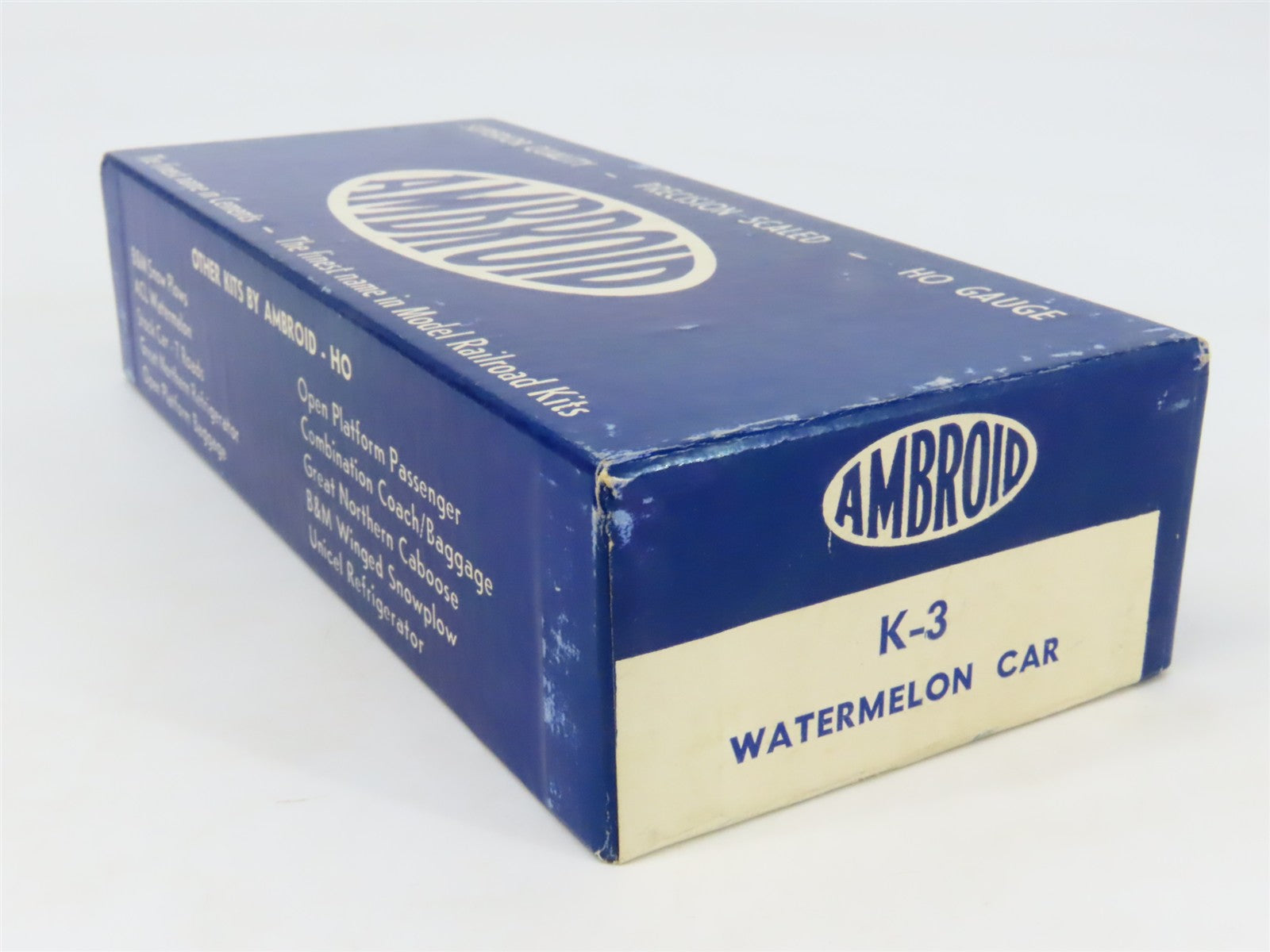 HO Ambroid Kit K-3 ACL Atlantic Coast Line Watermelon Ventilated Box Car #17199