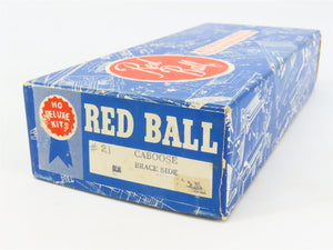 HO Scale REDBALL Kit No. 107 Unpainted Brace Side Caboose
