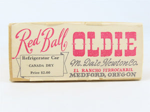 HO Scale REDBALL Oldie Kit GARE Canada Dry Ginger Ale Reefer #9104