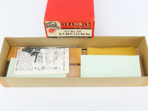 HO Scale REDBALL Kit No. 69 NP Northern Pacific Railroad 60' L.C.L. Wood Box Car