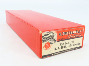 HO Scale REDBALL Kit No. 69 NP Northern Pacific Railroad 60' L.C.L. Wood Box Car