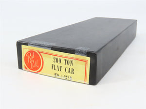 HO Scale REDBALL Kit #4320 Unpainted 200-Ton Flat Car