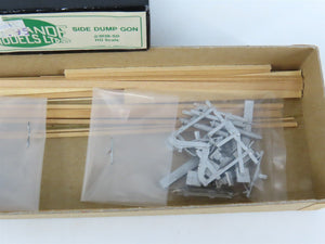 HO Scale Rio Grande Models LTD Kit #3038-SD Unpainted Side Dump Gondola