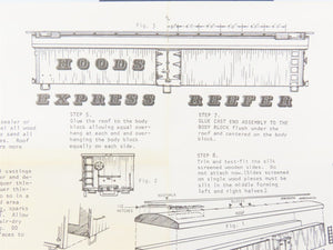 HO Scale REDBALL Kit #4580 GARE Hood's Grade A Milk Express Reefer #809