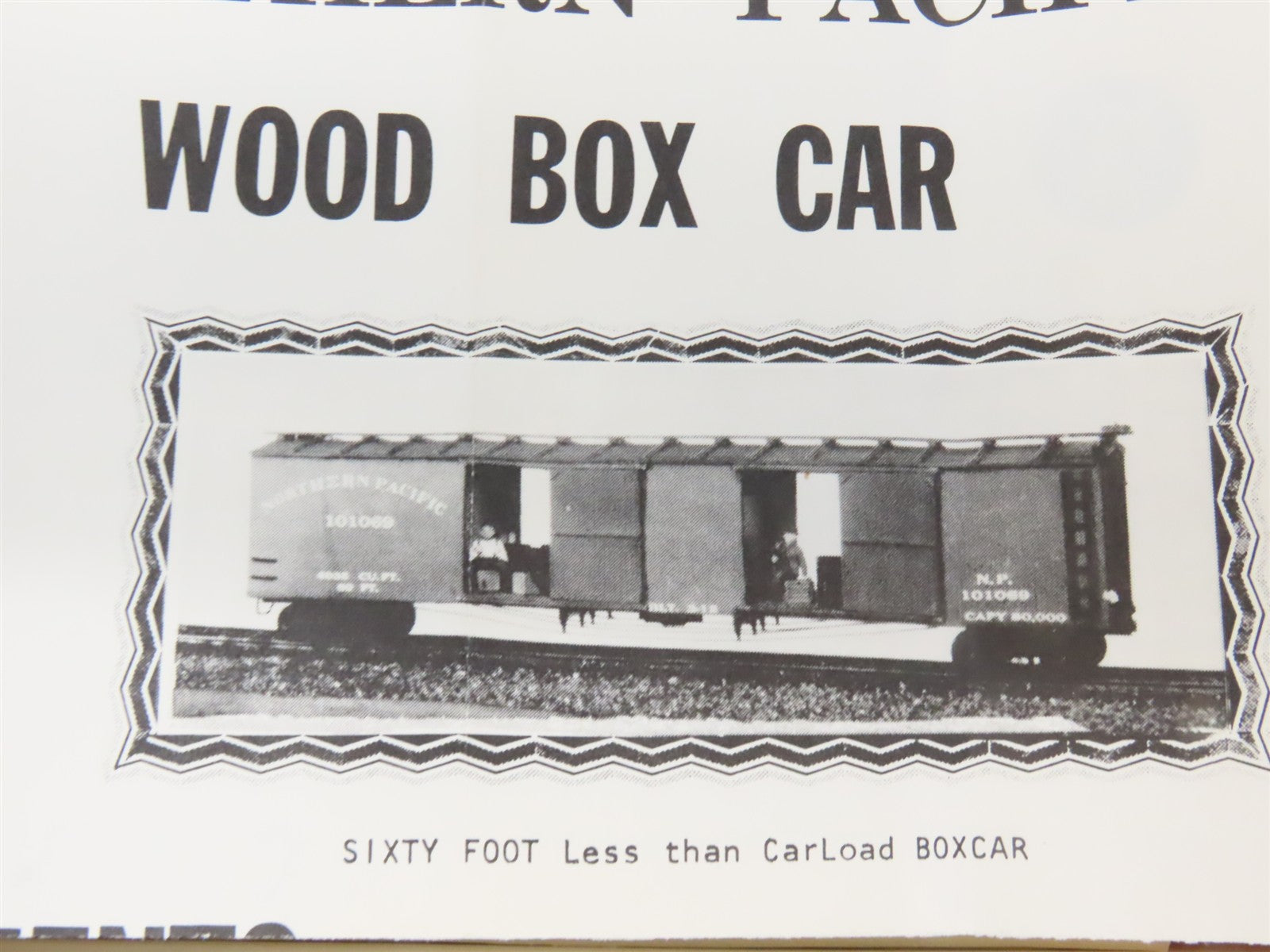 HO Scale REDBALL Kit #4621 NP Northern Pacific Railroad 60' Box Car #101069