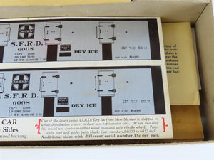 HO Scale REDBALL Kit SFRD Santa Fe Railroad Dry Ice Reefer #6008