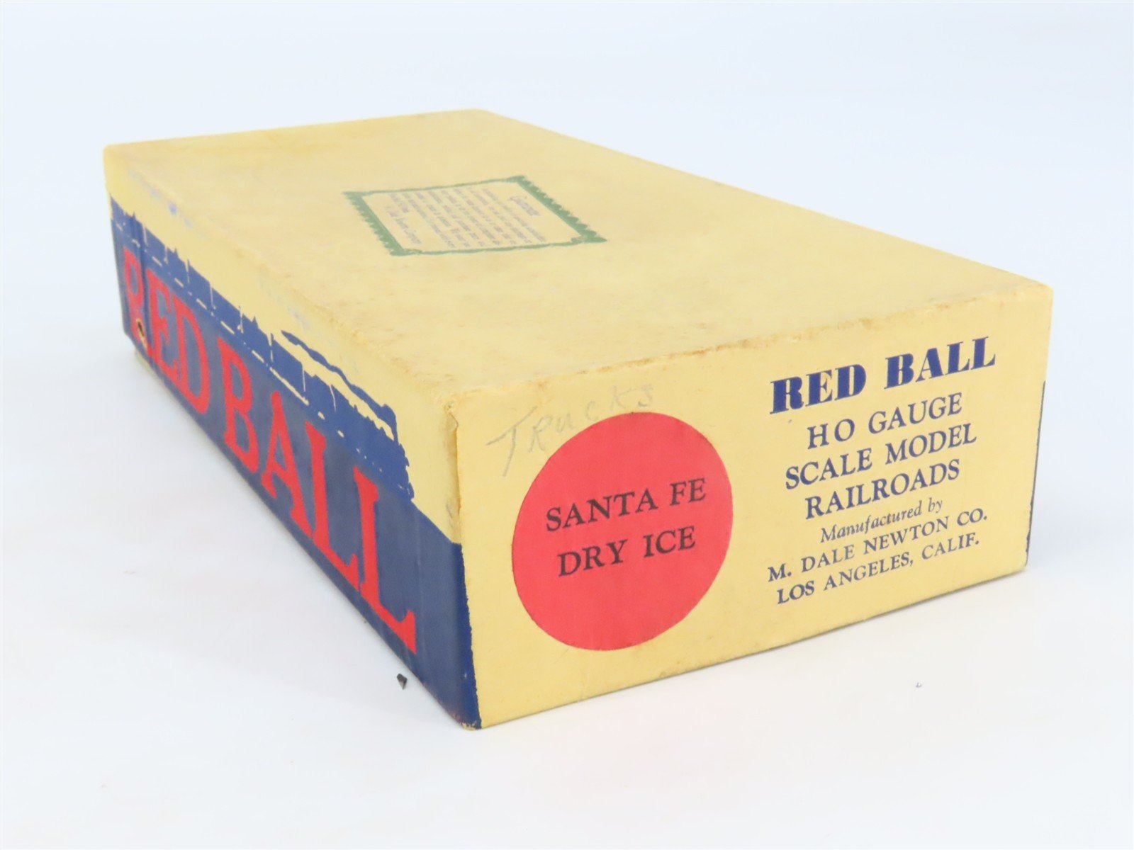 HO Scale REDBALL Kit SFRD Santa Fe Railroad Dry Ice Reefer #6008
