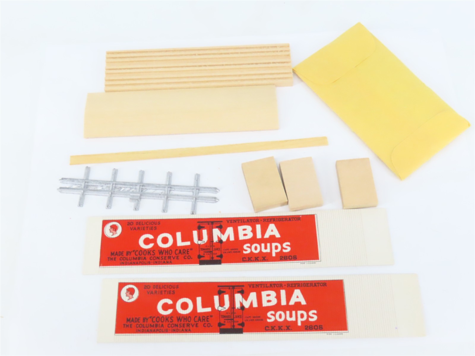 HO Scale REDBALL Oldie Kit CKKX Columbia Soups Reefer #2605