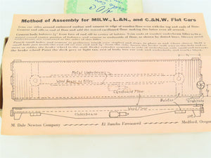HO Scale REDBALL Kit MILW Milwaukee Road 46' Flat Car #63613