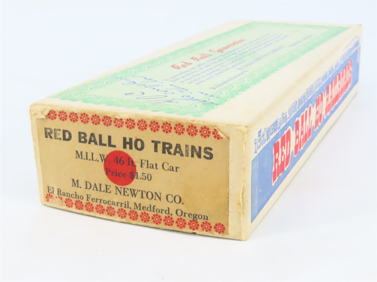 HO Scale REDBALL Kit MILW Milwaukee Road 46' Flat Car #63613
