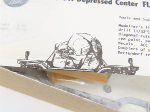 HO Scale REDBALL Kit 4329 Unpainted 36' Depressed Center Flat Car