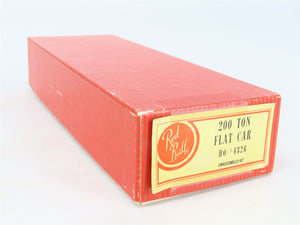 HO Scale REDBALL Kit 4326 Unpainted 200 Ton Flat Car