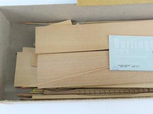 HO Scale Gloor Craft Models Kit 319 CB&Q Burlington 50' Grain Loading Box Car