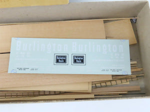 HO Scale Gloor Craft Models Kit 319 CB&Q Burlington 50' Grain Loading Box Car