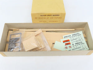 HO Scale Gloor Craft Models Kit 320 TLDX Hello Dolly 70' Lumber Box Car