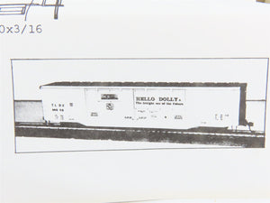 HO Scale Gloor Craft Models Kit 320 TLDX Hello Dolly 70' Lumber Box Car