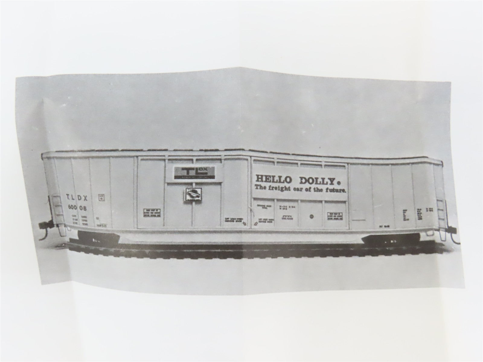 HO Scale Gloor Craft Models Kit 320 TLDX Hello Dolly 70' Lumber Box Car