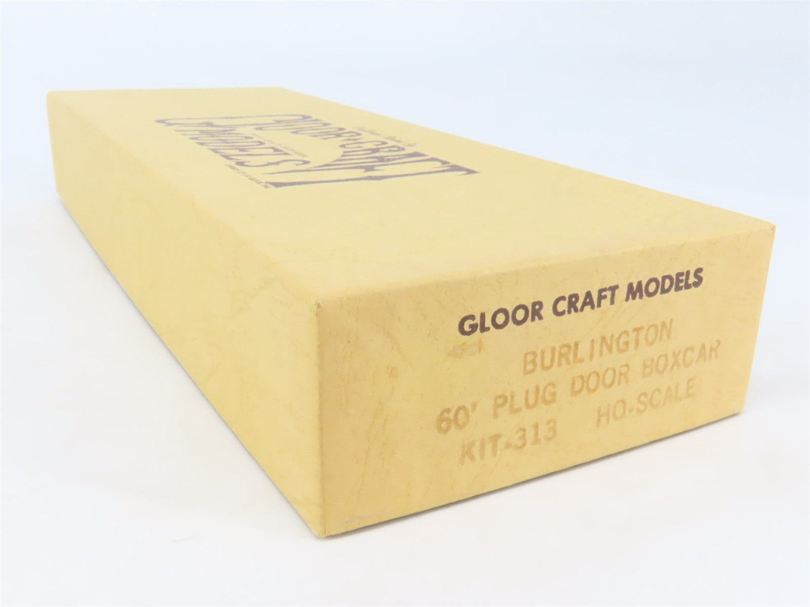 HO Scale Gloor Craft Models Kit 313 RBBQ Burlington Route 60' Plug Door Box Car