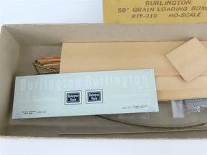 HO Gloor Craft Models Kit 319 CB&Q Burlington Route 50' Grain Loading Box Car
