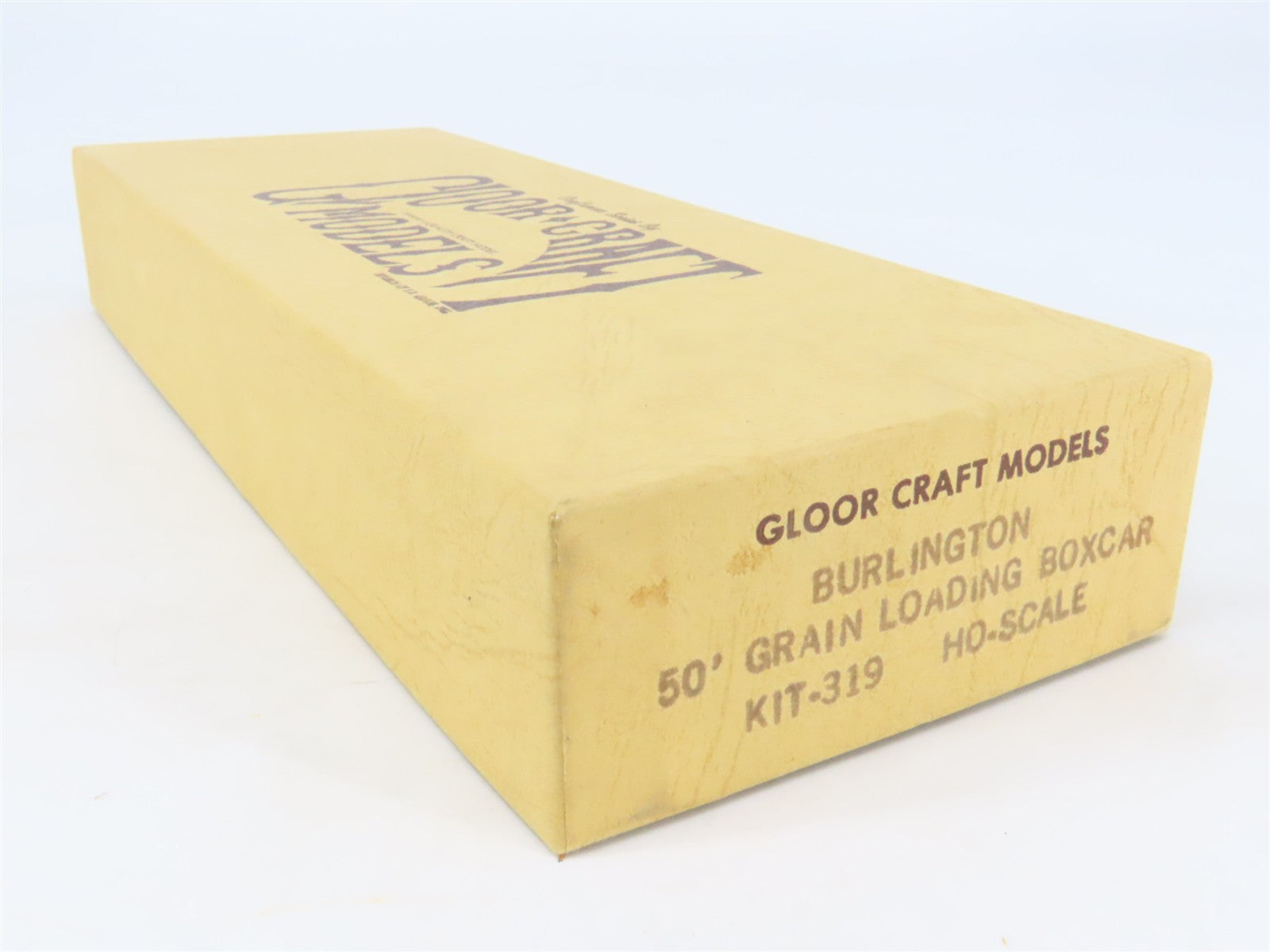 HO Gloor Craft Models Kit 319 CB&Q Burlington Route 50' Grain Loading Box Car