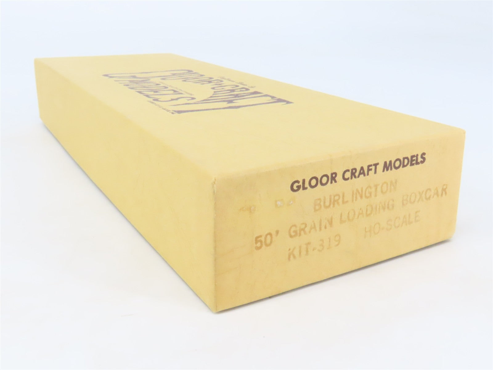 HO Gloor Craft Models Kit 319 CB&Q Burlington Route 50' Grain Loading Box Car