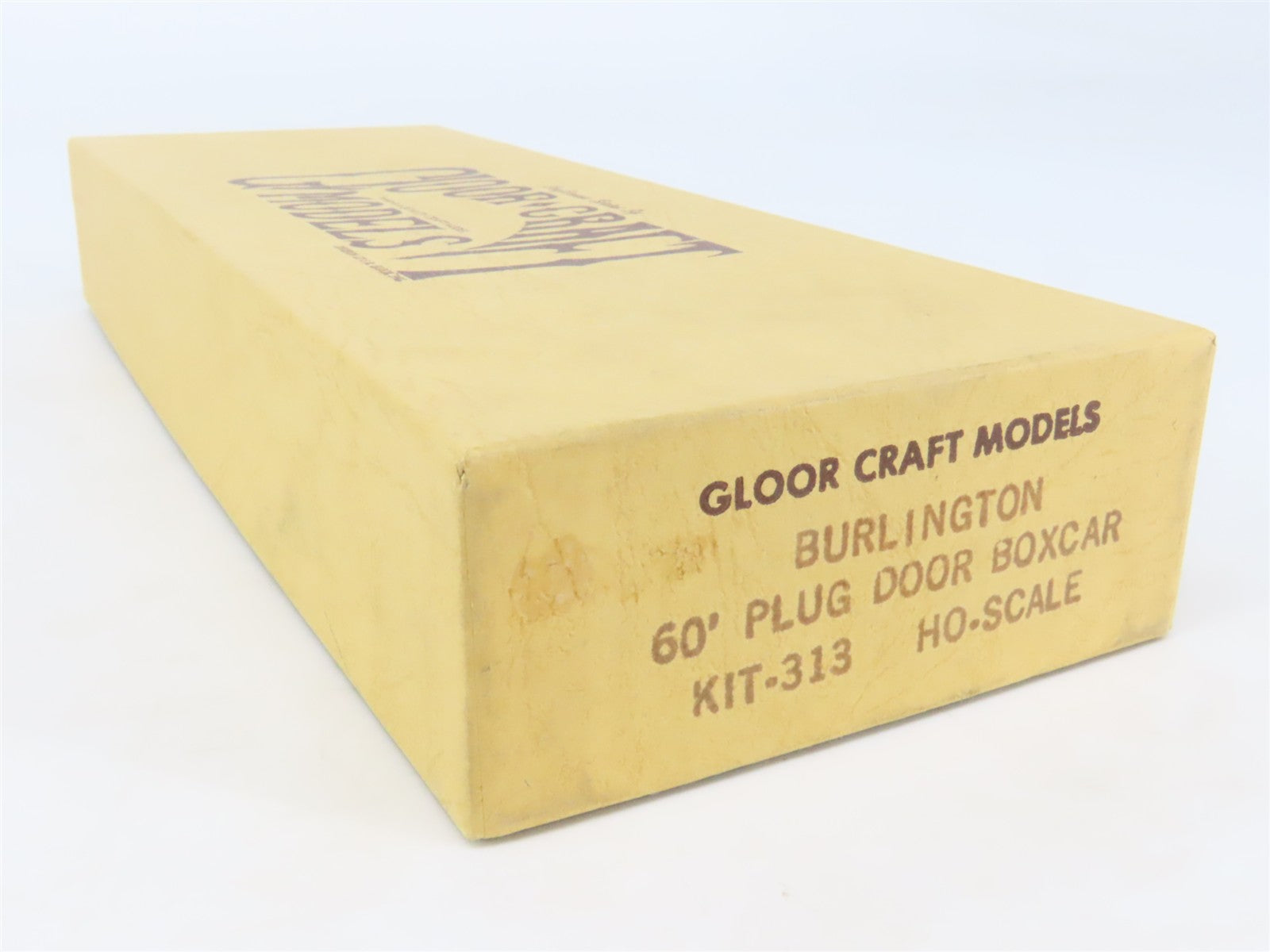 HO Scale Gloor Craft Models Kit 313 RBBQ Burlington Route 60' Plug Door Box Car