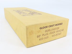 HO Scale Gloor Craft Models Kit 313 RBBQ Burlington Route 60' Plug Door Box Car
